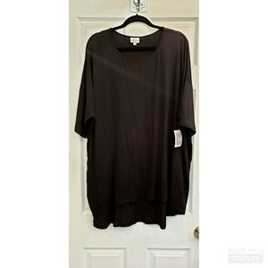 Black LuLaRoe Irma shirt 3xl